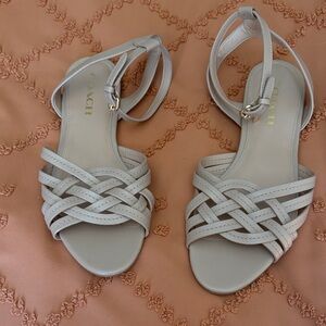 Coach Women's nude Strappy Sandals